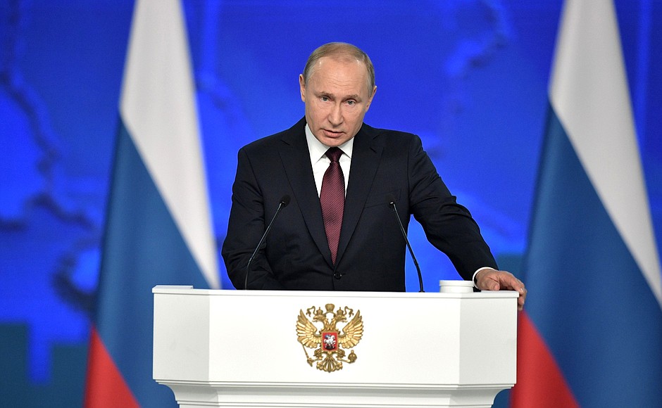 Výročný prejav prezidenta Putina o stave krajiny /plné znenie/